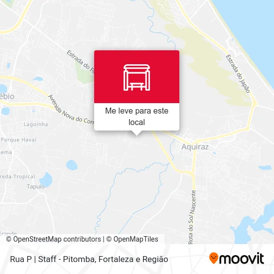 Rua P | Staff - Pitomba mapa