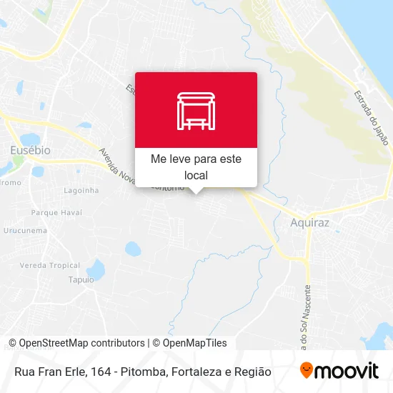 Rua Fran Erle, 164 - Pitomba mapa