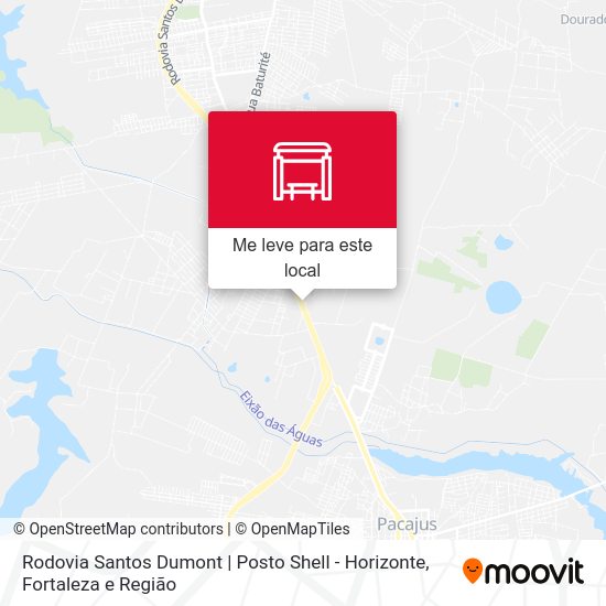 Rodovia Santos Dumont | Posto Shell - Horizonte mapa