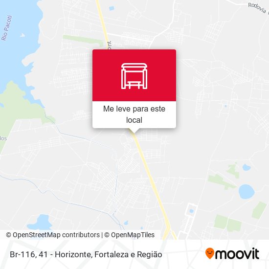 Br-116, 41 - Horizonte mapa