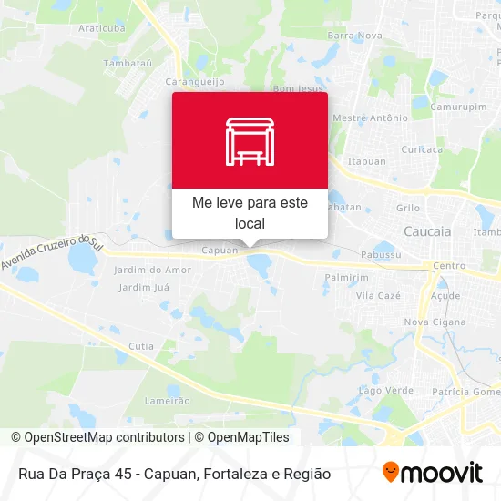 Rua Da Praça 45 - Capuan mapa