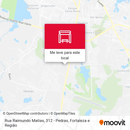 Rua Raimundo Matias, 312 - Pedras mapa