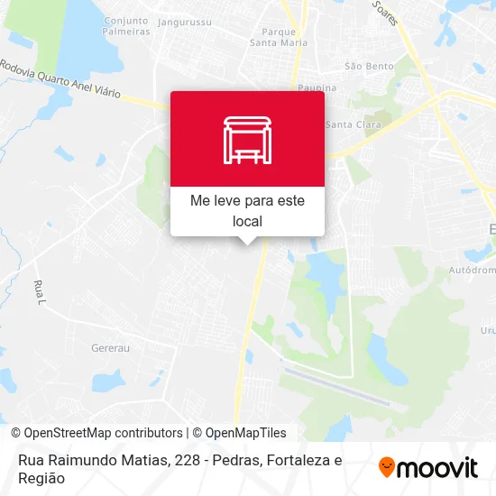 Rua Raimundo Matias, 228 - Pedras mapa