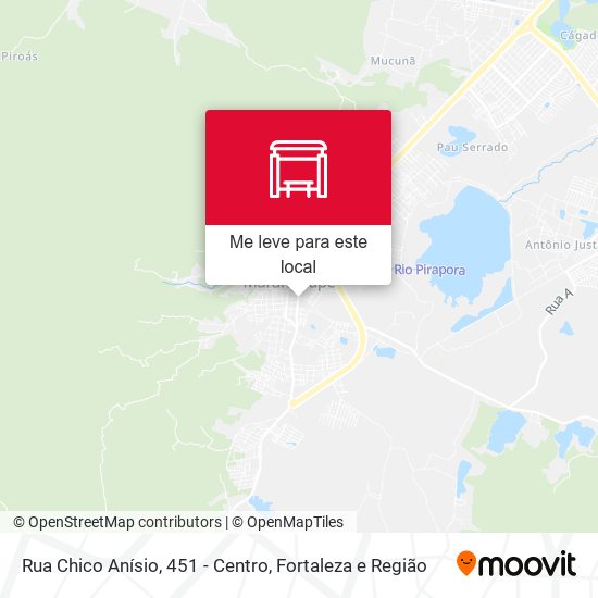 Rua Chico Anísio, 451 - Centro mapa