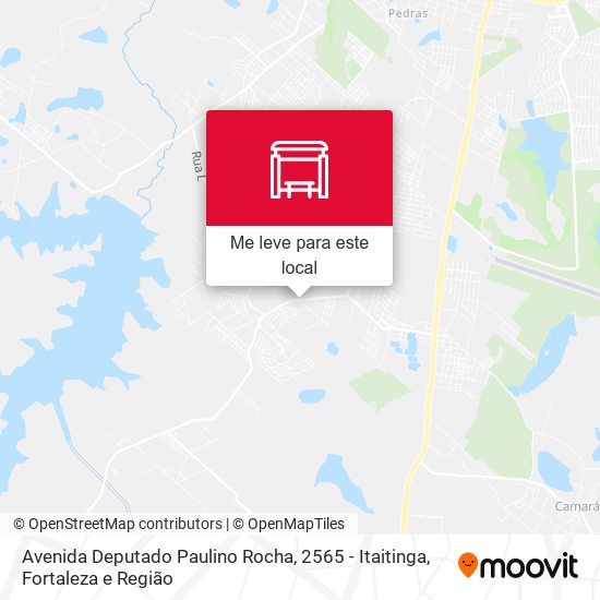 Avenida Deputado Paulino Rocha, 2565 - Itaitinga mapa