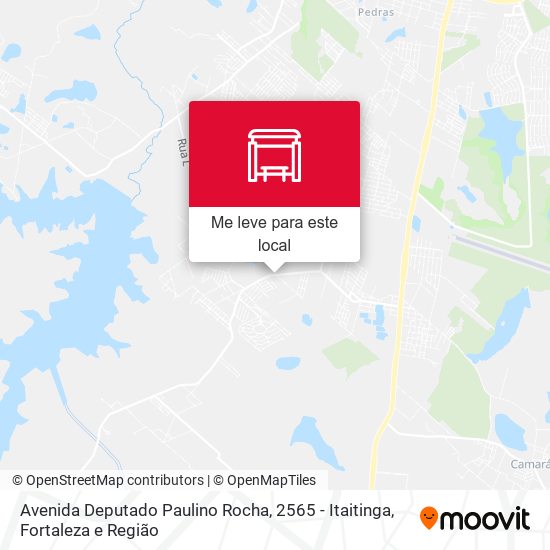 Avenida Deputado Paulino Rocha, 2565 - Itaitinga mapa