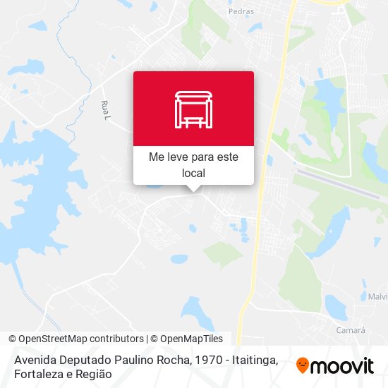 Avenida Deputado Paulino Rocha, 1970 - Itaitinga mapa