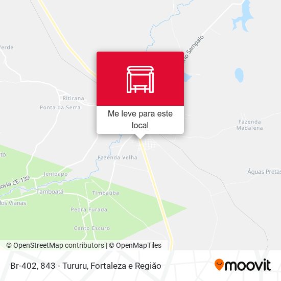 Br-402, 843 - Tururu mapa