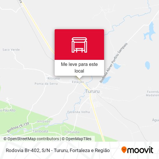 Rodovia Br-402, S/N - Tururu mapa