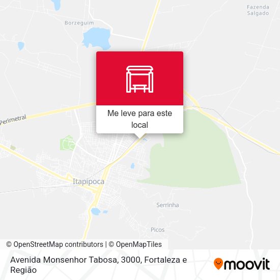 Avenida Monsenhor Tabosa, 3000 mapa