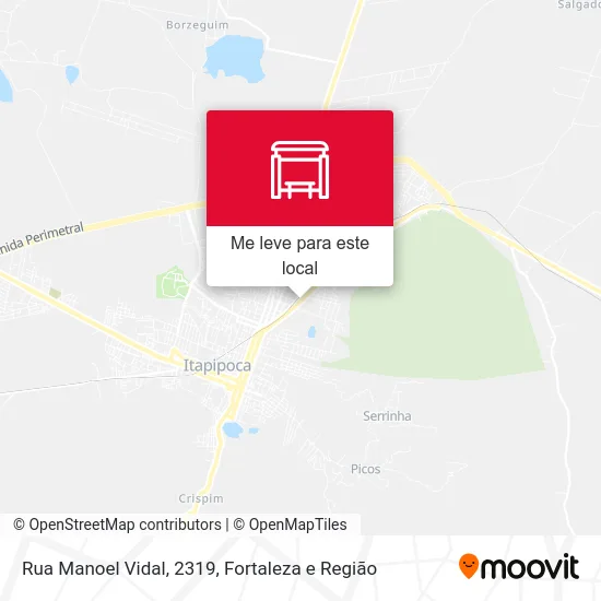 Rua Manoel Vidal, 2319 mapa