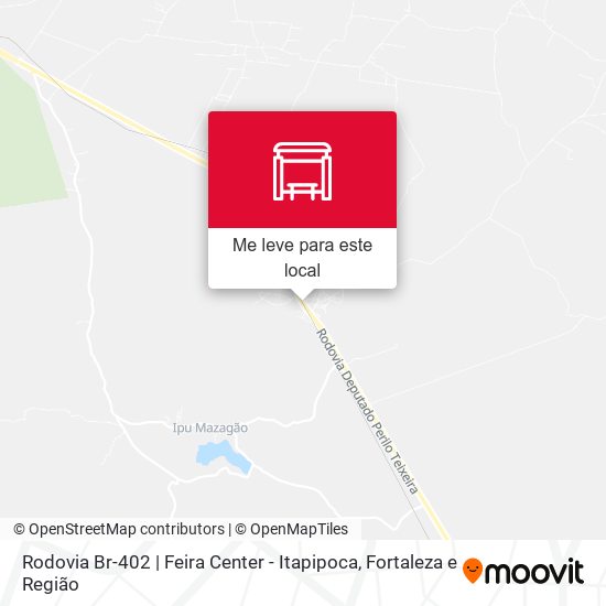 Rodovia Br-402 | Feira Center - Itapipoca mapa