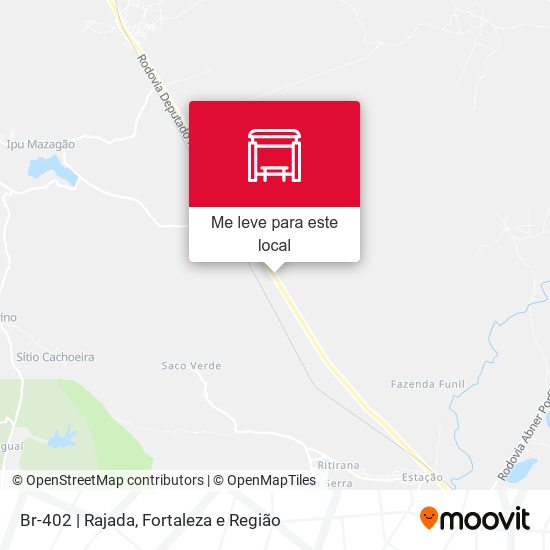 Br-402 | Rajada mapa