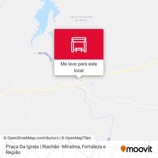 Praça Da Igreja | Riachão -Miraíma mapa