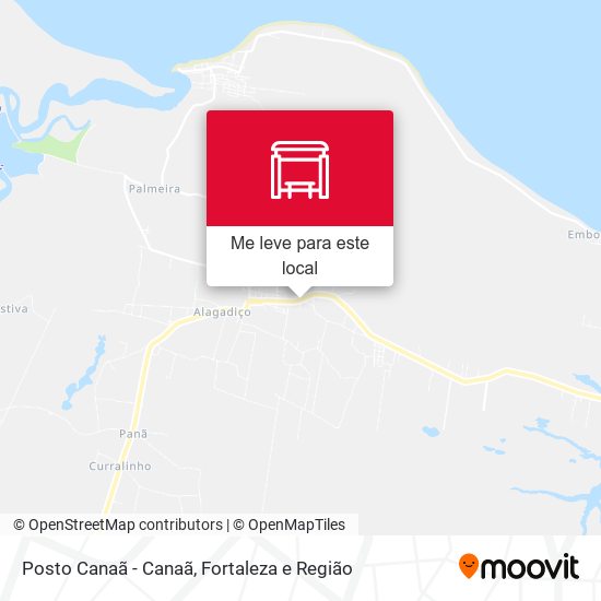 Posto Canaã - Canaã mapa