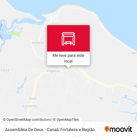 Assembléia De Deus - Canaã mapa