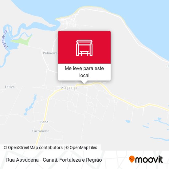 Rua Assucena - Canaã mapa