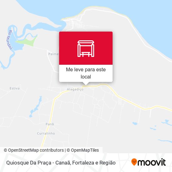 Quiosque Da Praça - Canaã mapa