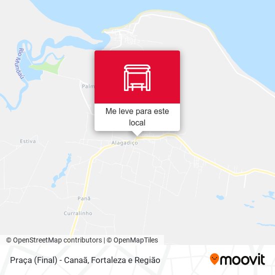 Praça (Final) - Canaã mapa