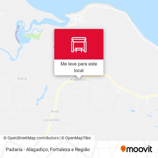 Padaria - Alagadiço mapa