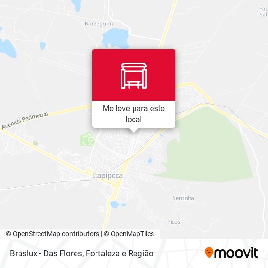 Braslux - Das Flores mapa