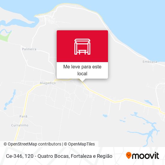 Ce-346, 120 - Quatro Bocas mapa