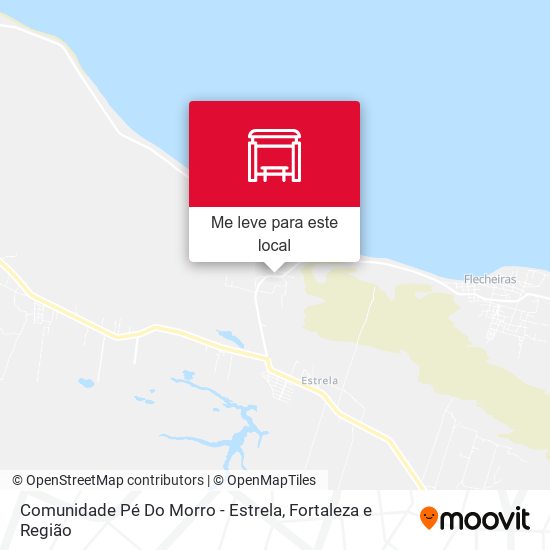 Comunidade Pé Do Morro - Estrela mapa