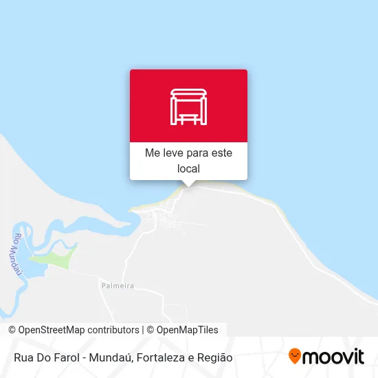 Rua Do Farol - Mundaú mapa