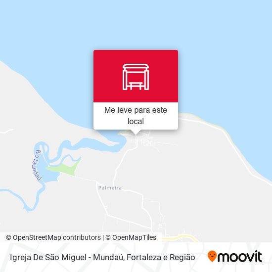 Igreja De São Miguel - Mundaú mapa