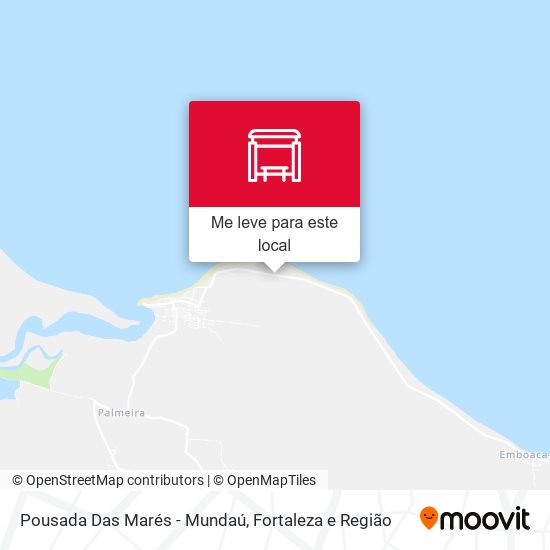 Pousada Das Marés - Mundaú mapa
