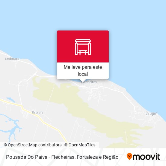Pousada Do Paiva - Flecheiras mapa