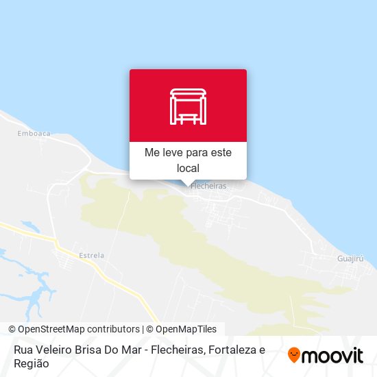 Rua Veleiro Brisa Do Mar - Flecheiras mapa