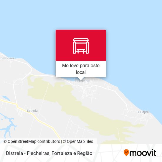 Distrela - Flecheiras mapa