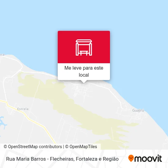 Rua Maria Barros - Flecheiras mapa