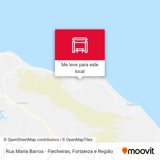 Rua Maria Barros - Flecheiras mapa