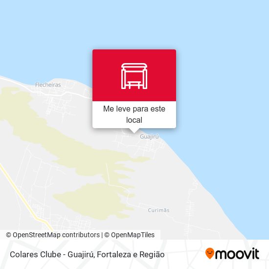 Colares Clube - Guajirú mapa