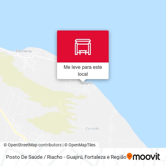 Posto De Saúde / Riacho - Guajirú mapa