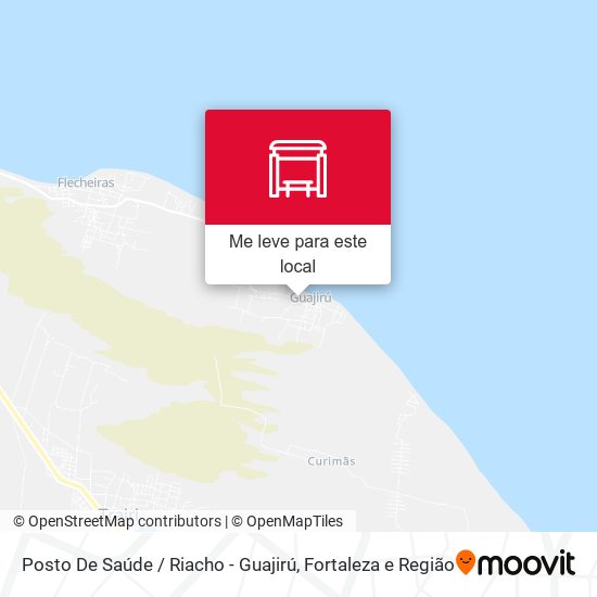 Posto De Saúde / Riacho - Guajirú mapa