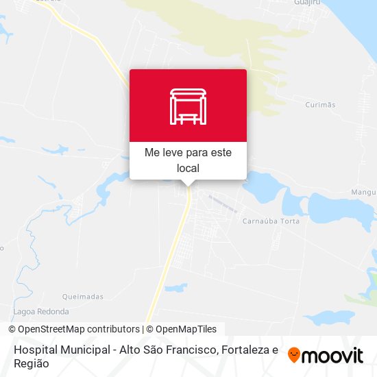 Hospital Municipal - Alto São Francisco mapa