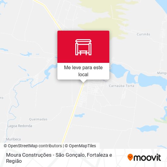 Moura Construções - São Gonçalo mapa