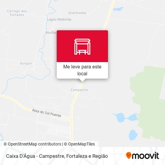 Caixa D'Água - Campestre mapa