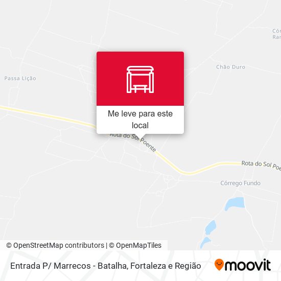 Entrada P/ Marrecos - Batalha mapa