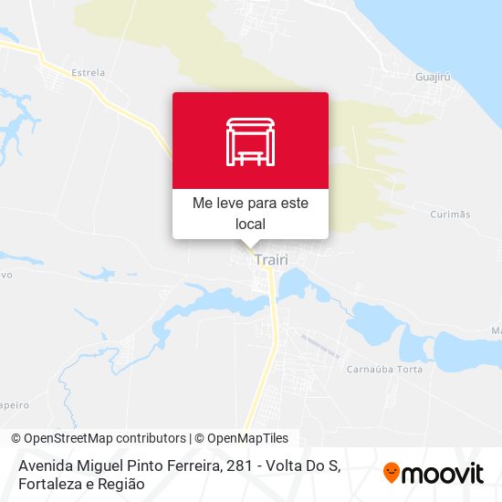 Avenida Miguel Pinto Ferreira, 281 - Volta Do S mapa