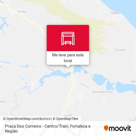Praça Dos Correios - Centro / Trairí mapa