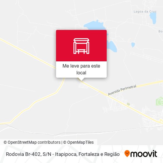 Rodovia Br-402, S / N - Itapipoca mapa
