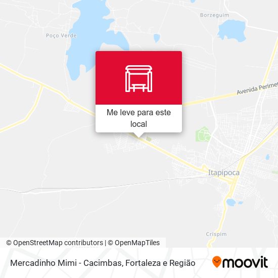 Mercadinho Mimi - Cacimbas mapa