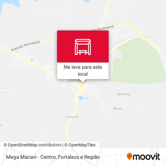 Mega Macavi - Centro mapa