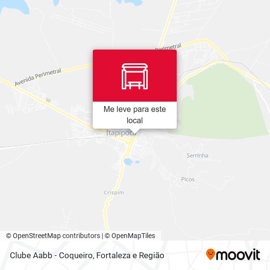Clube Aabb - Coqueiro mapa