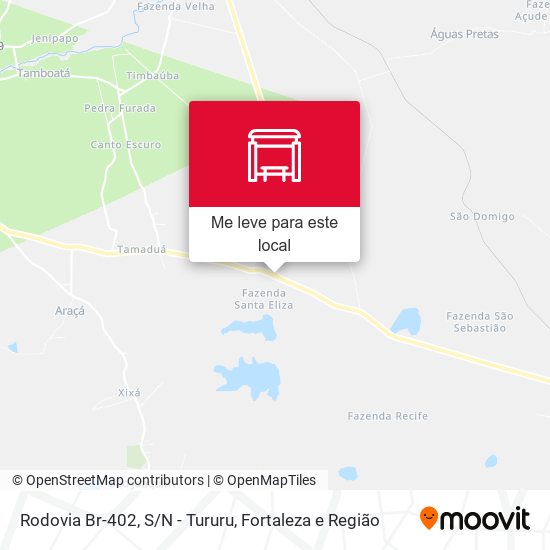 Rodovia Br-402, S/N - Tururu mapa