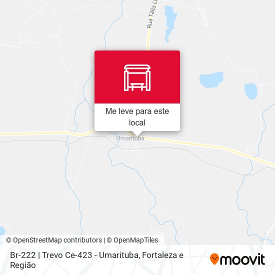 Br-222 | Trevo Ce-423 - Umarituba mapa